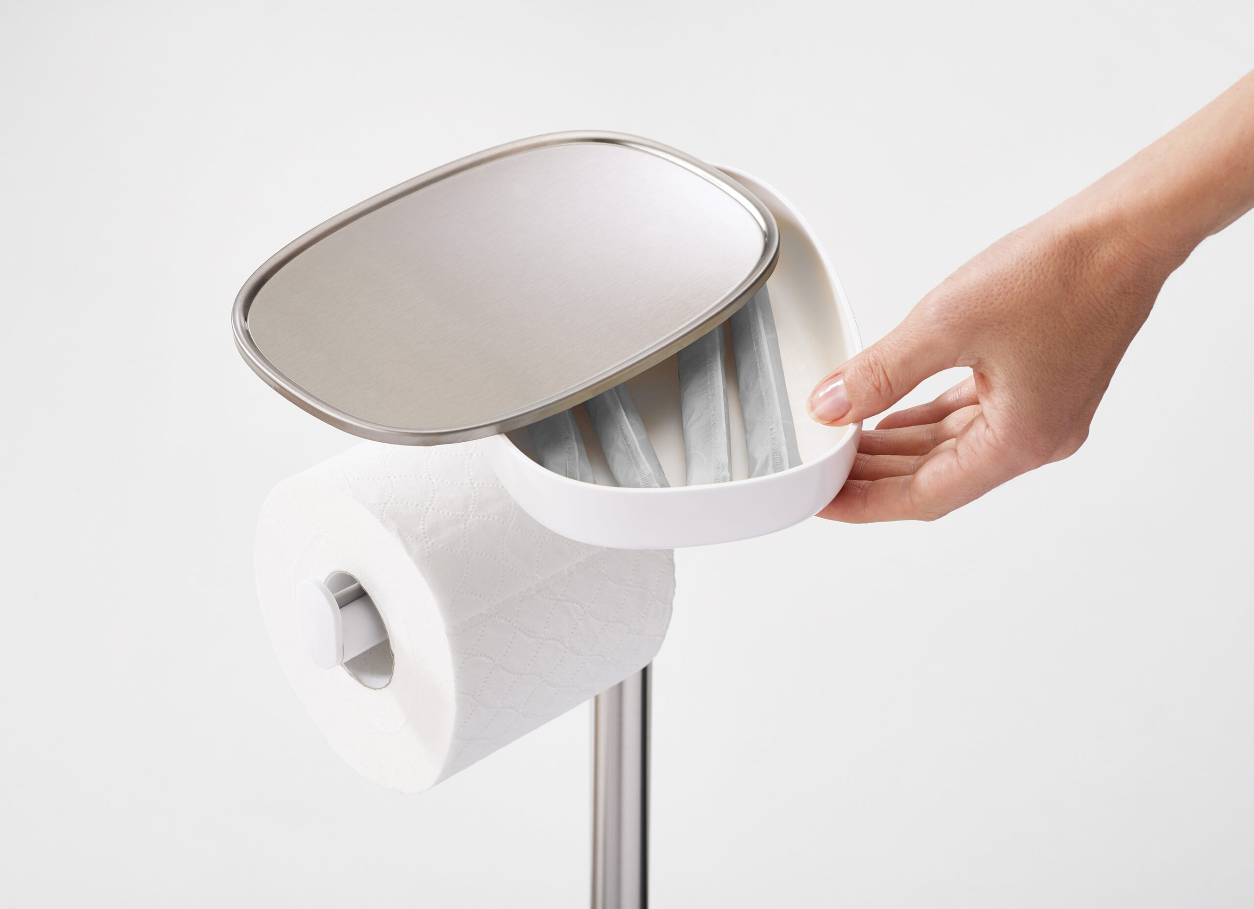 EasyStore Butler Standing Toilet Paper Holder