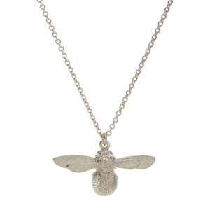 BABY BEE NECKLACE SILVER