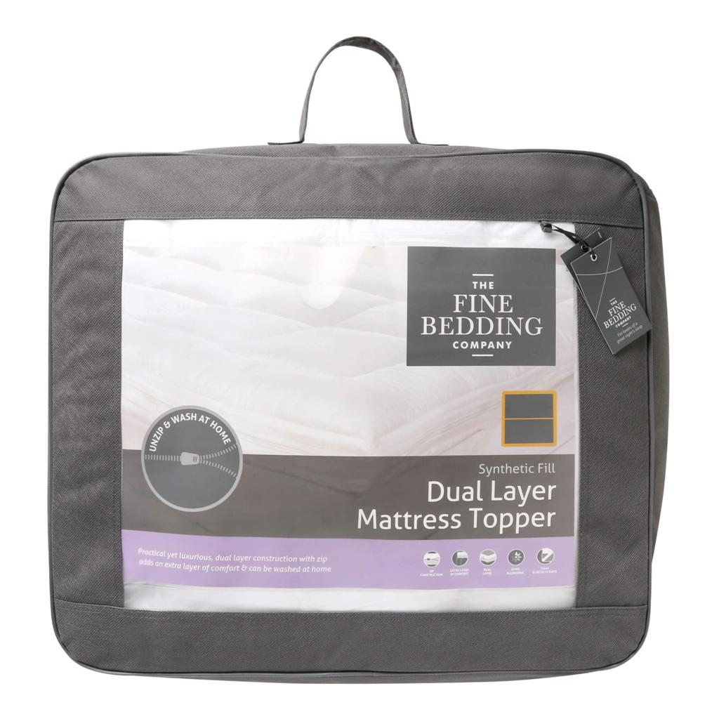 The Fine Bedding Company Dual Layer Mattress Topper Superking