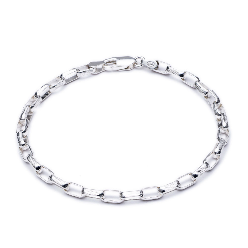 Boyfriend Curb Chain Bracelet - SILVER