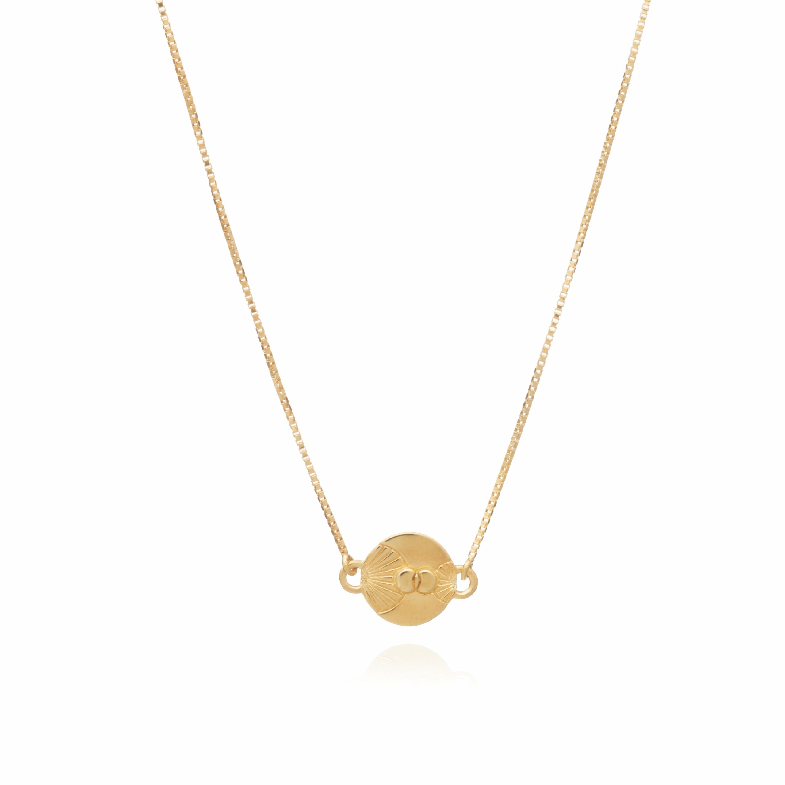Luminary Art Coin Choker Necklace - GOLD