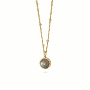 Daisy London LABRODORITE HEALING NECKLACE GOLD