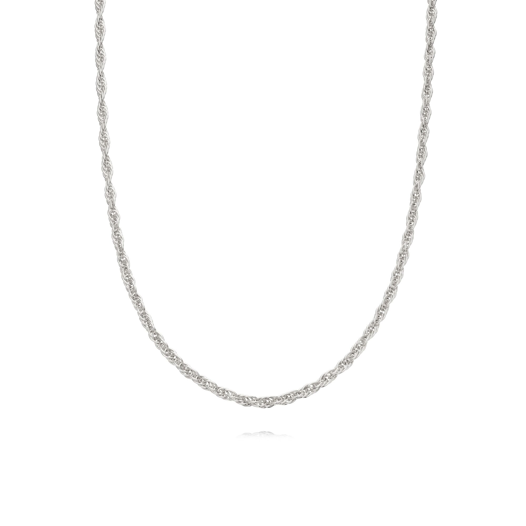 Daisy London ROPE NECKLACE  SILVER