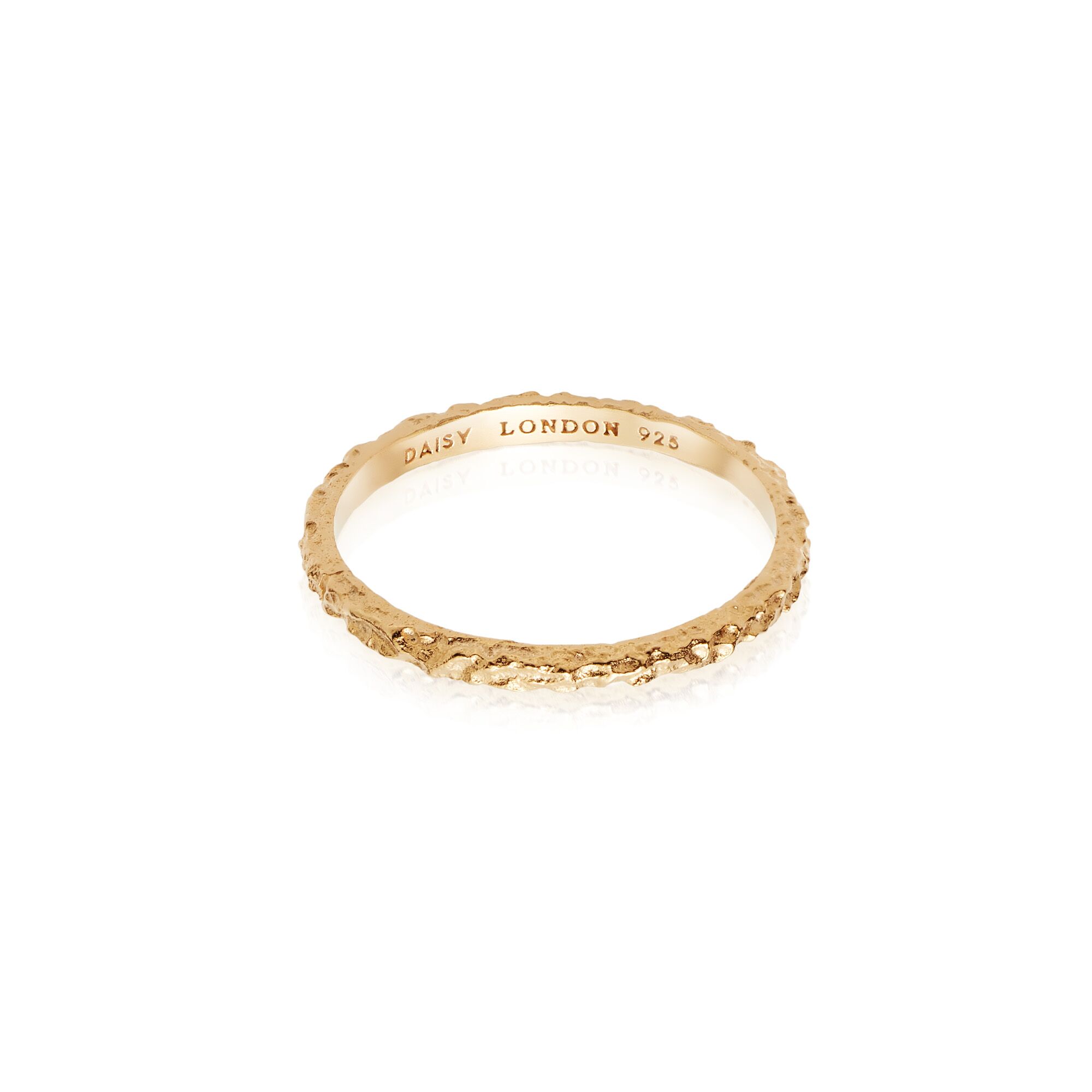 CORAL STACKING RING  GOLD