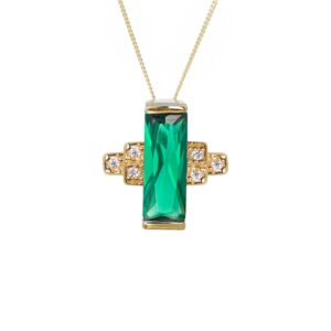 AUDREY GREEN NECKLACE
