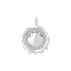COIN SHELL NECKLACE CHARM SILVER