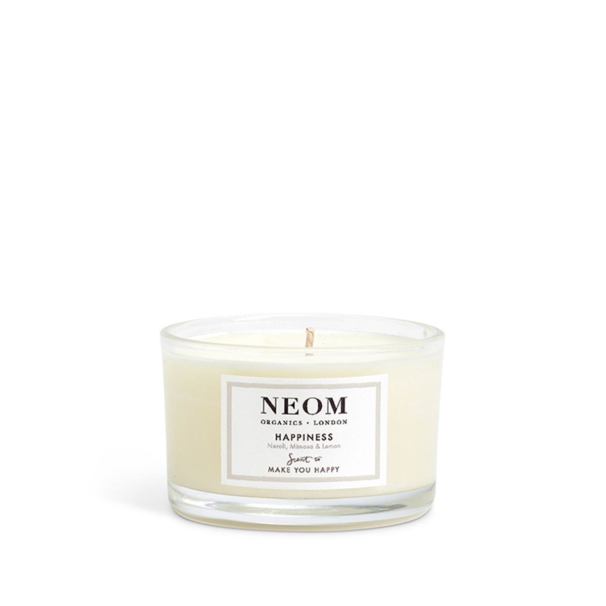 Neom HAPPINESS SCENTED CANDLE TRAVEL SIZE