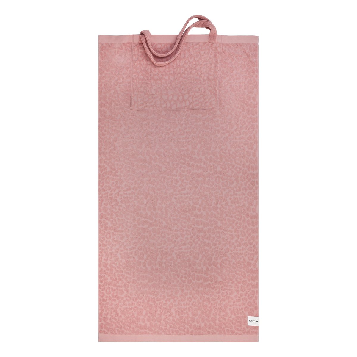 TERRY TOWEL 2 IN 1 TOTE - BLUSH