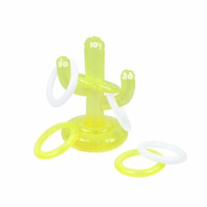 INFLATABLE CACTUS RING TOSS - LIME