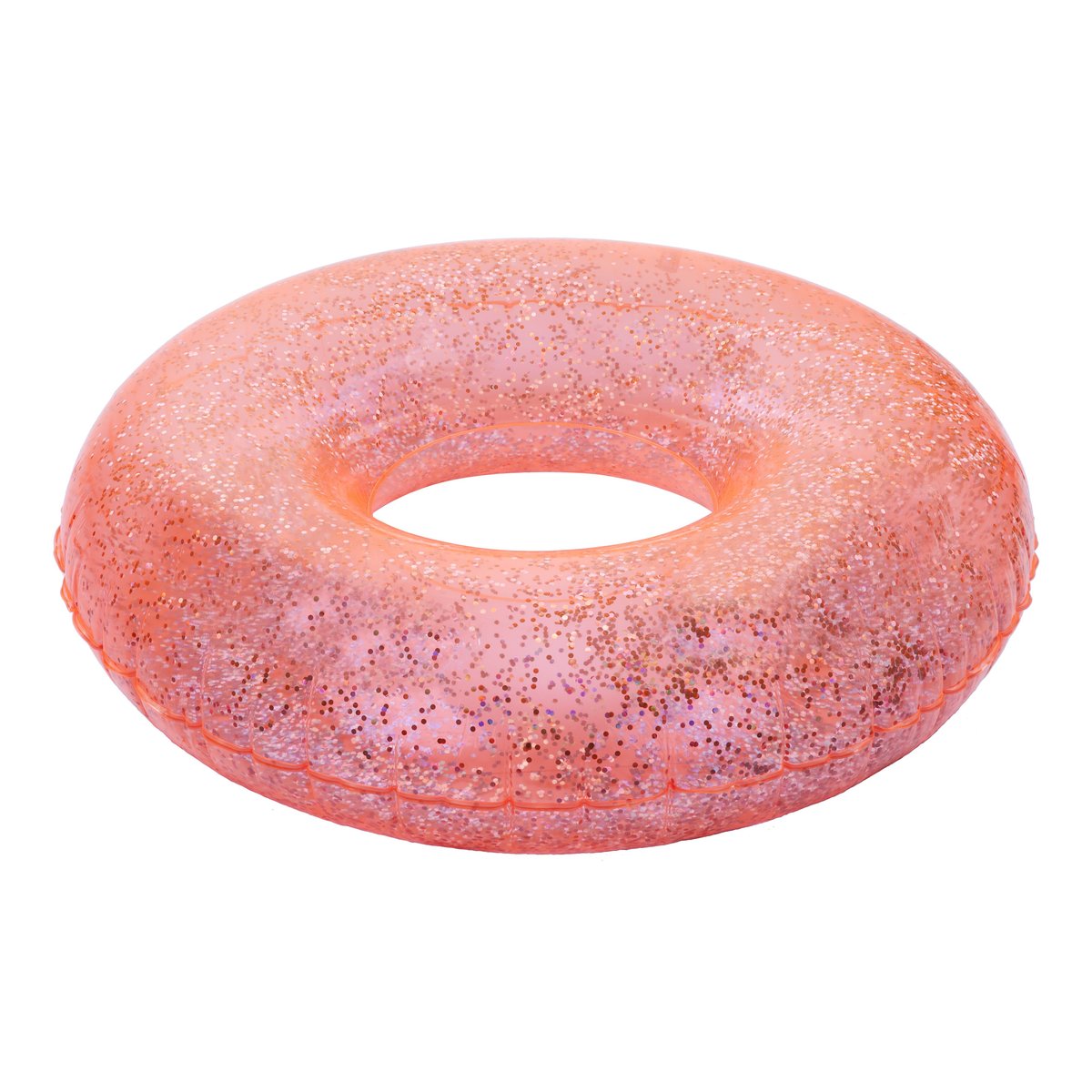 POOL RING - CORAL GLITTER