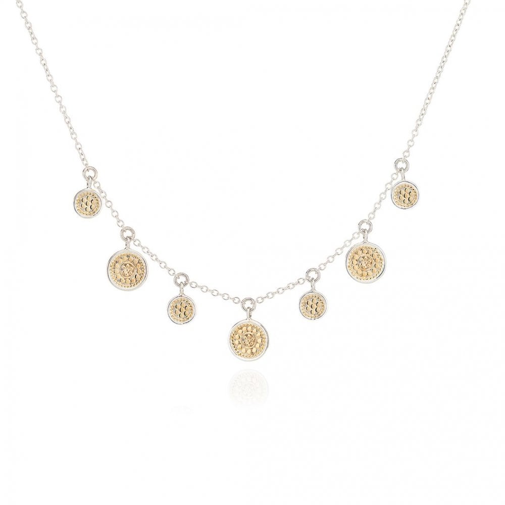 Anna Beck MINI DISC CHARM NECKLACE - GOLD