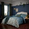 GOOSEGRASS BED LINEN SET DOUBLE – BLUE / MUSTARD