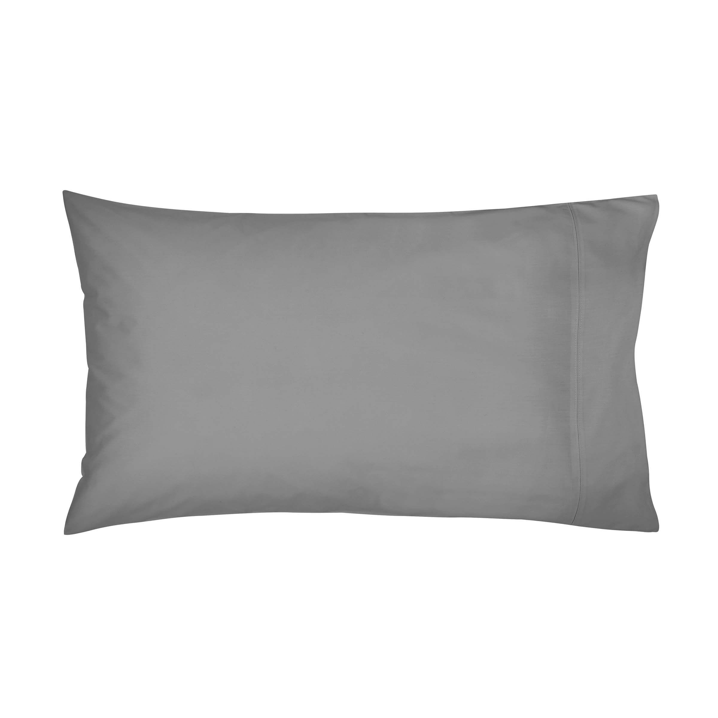 300 Thread Count Egyptian Cotton Housewife Pillowcase Charcoal