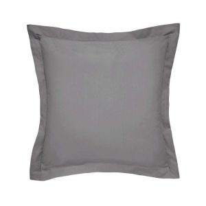 300 Thread Count Egyptian Cotton Square Oxford Pillowcase Charcoal