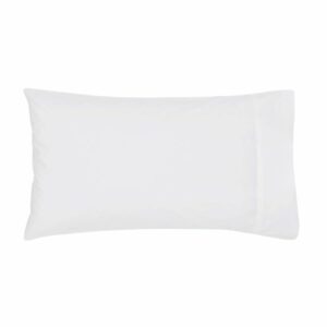 Bedeck of Belfast 300 Thread Count Egyptian Cotton Housewife Pillowcase White