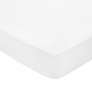 Bedeck of Belfast 300 Thread Count Egyptian Cotton Fitted Sheet White - Single