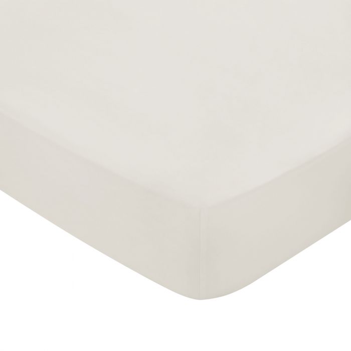 600 Thread Count Egyptian Cotton Fitted Sheet, Cashmere - Double