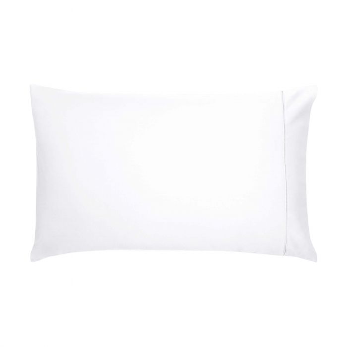 Bedeck of Belfast 600 Thread Count Egyptian Cotton Housewife Pillowcase White