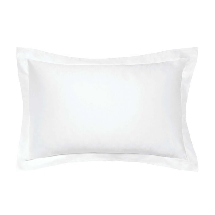 600 Thread Count Egyptian Cotton Oxford Pillowcase White
