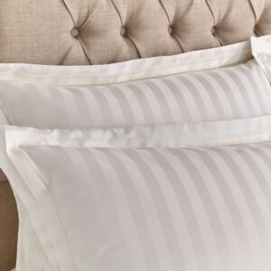 Laura Ashley Bedding Shalford Oxford Cream Pillowcase Pair