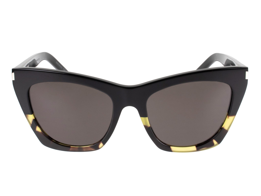 Yves Saint Laurent Sunglasses Kate SL 214  010 Acetat Black Grey