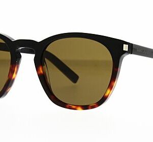 Yves Saint Laurent Sunglasses Unisex SL 280 551 Acetate Black Brown