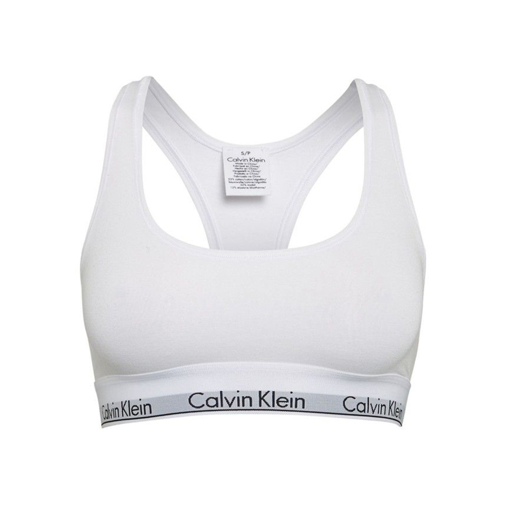 CALVIN KLEIN Modern Cotton Bralette White • Voisins Department Store