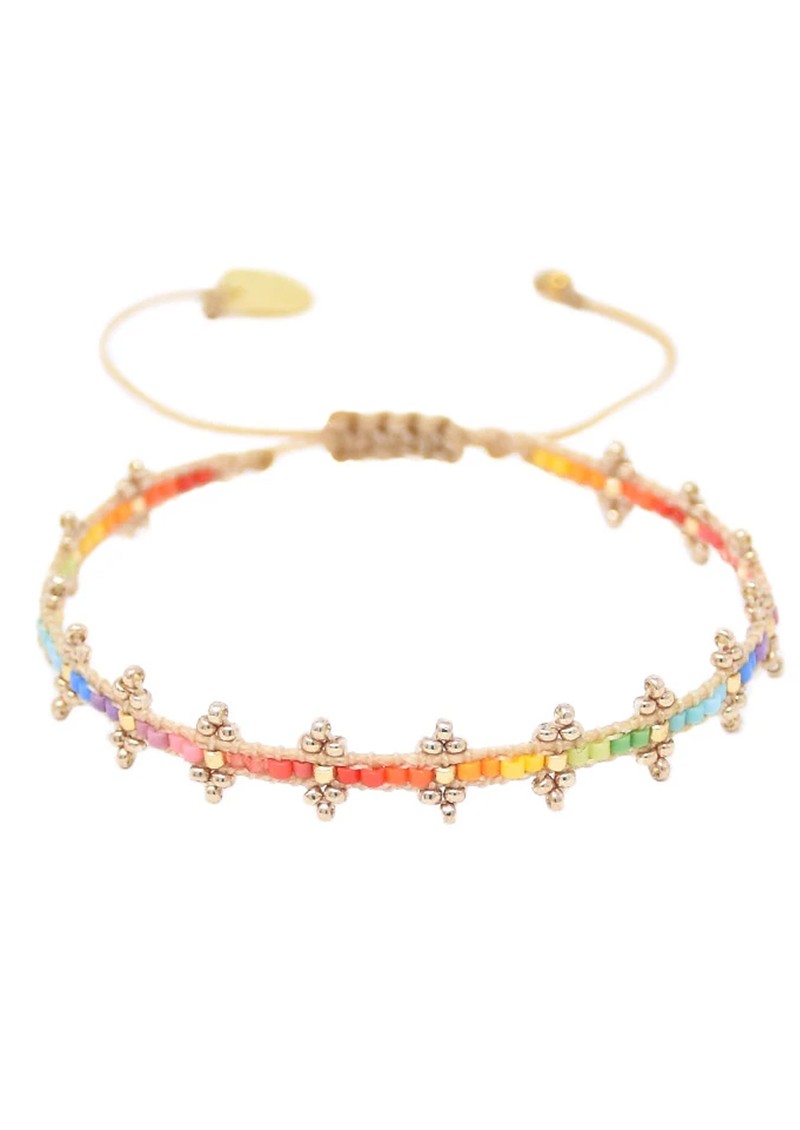 Rainbow Shanty Bracelet- Multi 