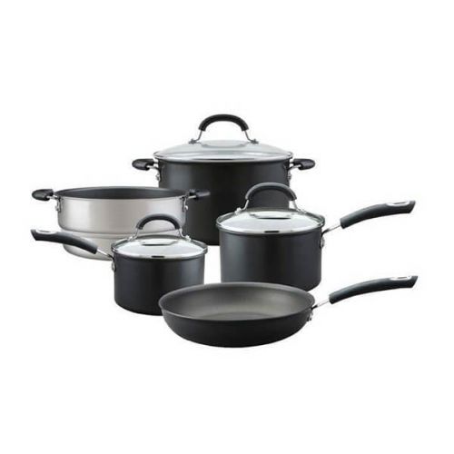 Total Hard Anodised 5 Piece Cookware Set