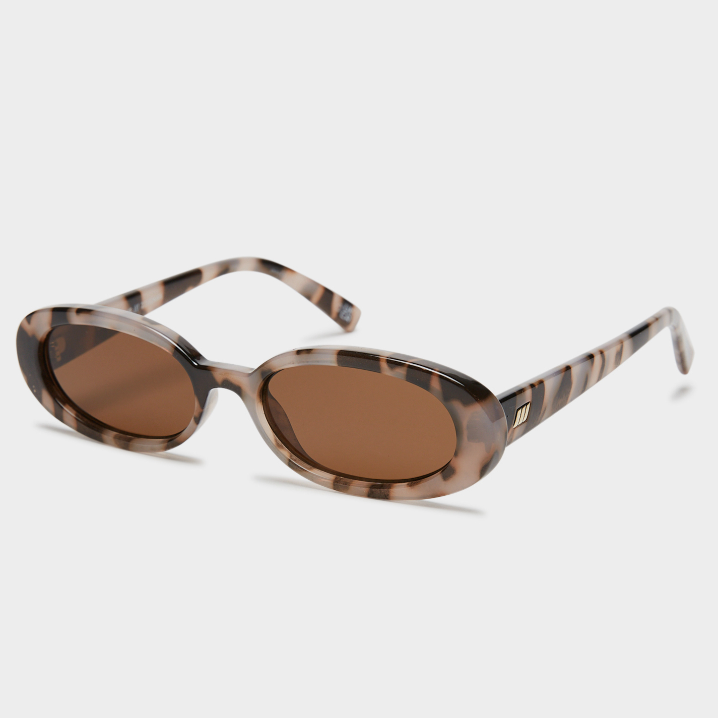 Outta Love Oval Sunglasses - Cookie Tort/Brown