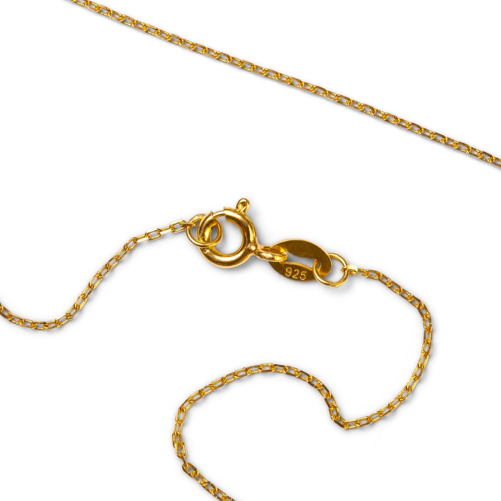 Facet Short Necklace- Gold Plated 