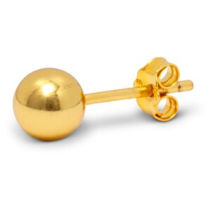Balll Large Earring- Gold Plated