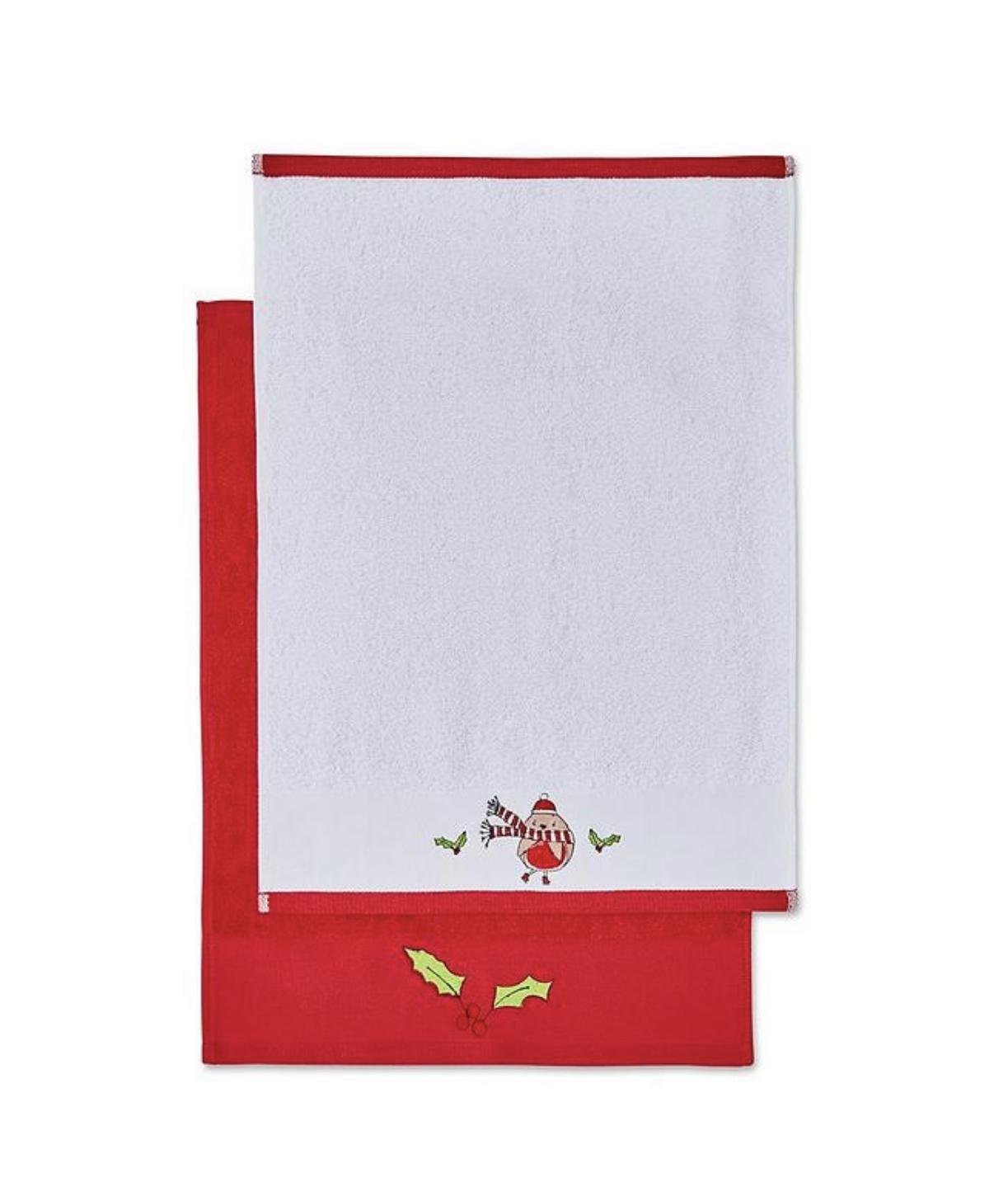 Robin's Christmas Tree Pairs Guest Towel