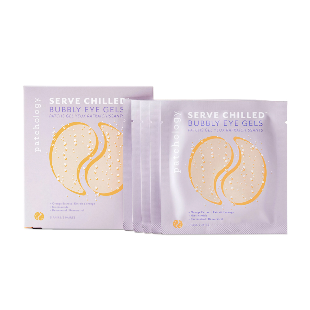 PATCHOLOGY Serve Chilled Bubbly Eye Gels- 5 Pairs Box