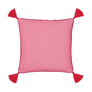 Joules Linens Garland Floral Cushion 45x45cm Pink