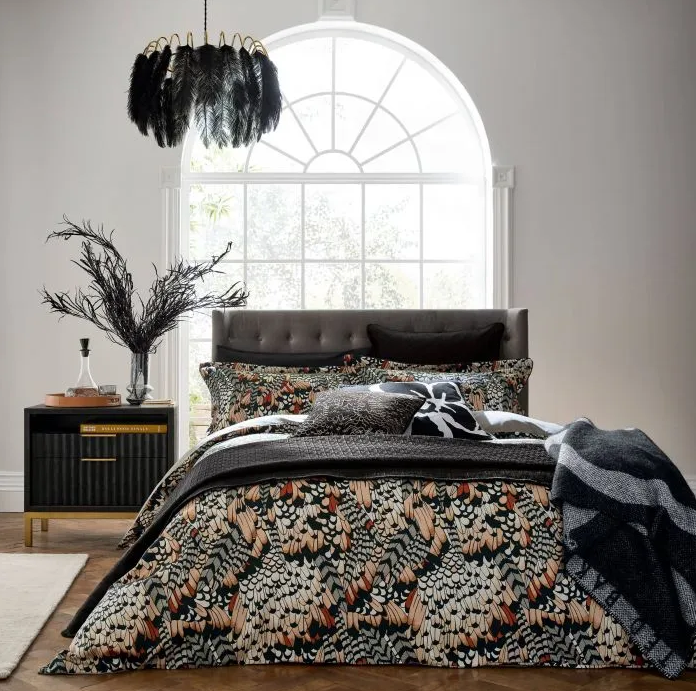 Ted Baker Linens Feathers Duvet Cover Set Multi- Double