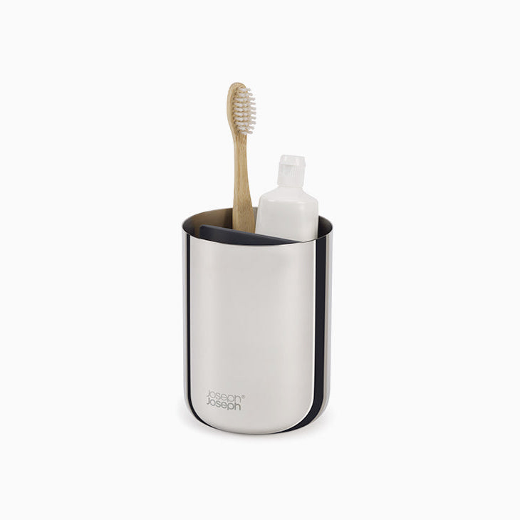 Joseph Joseph EasyStore™ Luxe Stainlesssteel Toothbrush Caddy • Voisins Department Store