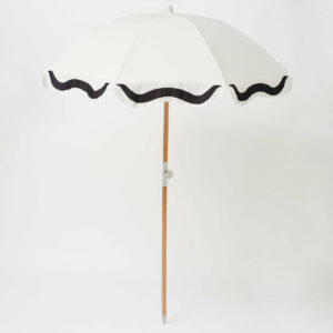 SunnyLife Luxe Beach Umbrella - Casa Marbella Vintage Black