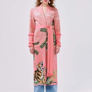 HAYLEY MENZIES ROARING TIGER COTTON JACQUARD DUSTER