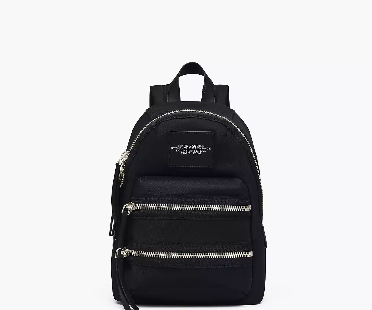 MARC JACOBS Biker Nylon Medium Backpack - Black