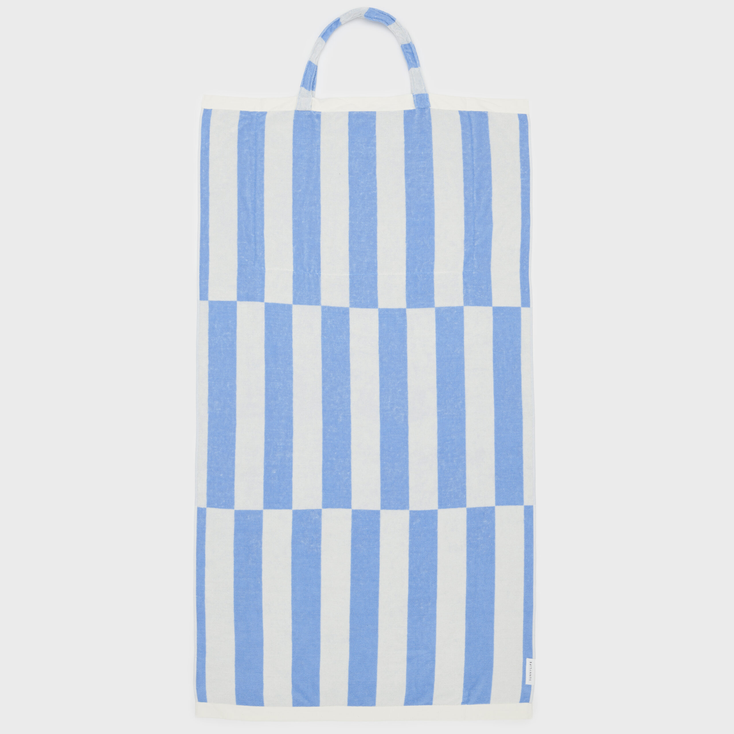 SunnyLife Blue Beach Towel 2-in-1 Tote Bag